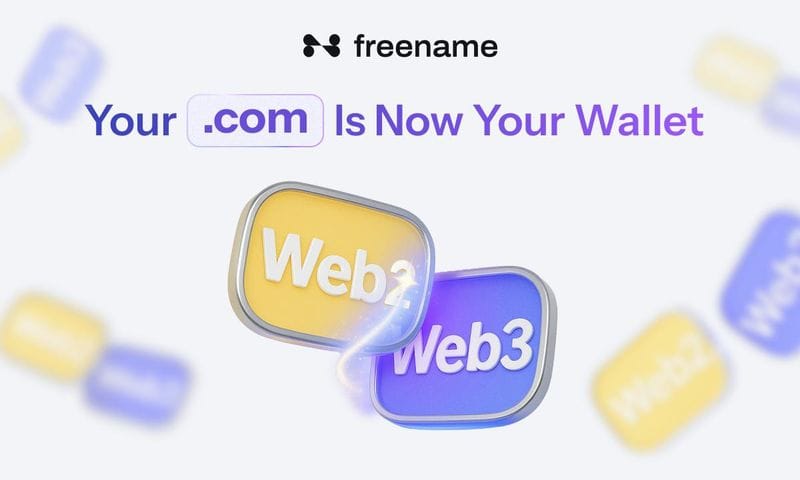 Freename Introduces .COM Domain Payments Powered by Blockchain-Mirroring Technology - GlobeNewswire